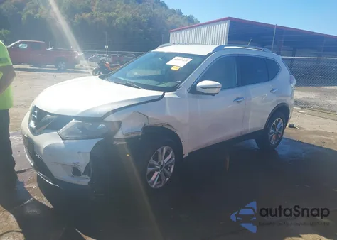 2016 Nissan Rogue Sv z USA, uszkodzony, nr VIN KNMAT2MV2GP611498